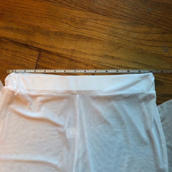 See Through White Cover Up Pant - Picture 4 of 5
